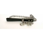 Magnum Vodítko řetěz s koženým uchem – Zboží Mobilmania