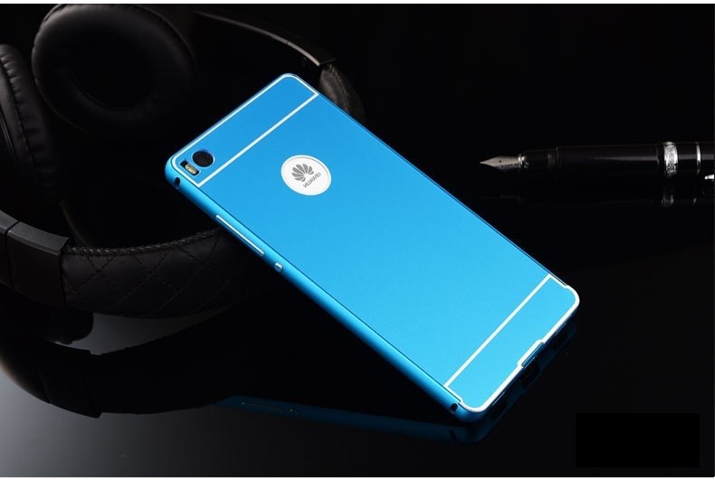 Pouzdro Hliníkový Huawei P8 Lite - Modré