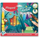 MAPED Fixy Jungle Fever Jumbo 12 ks 485235 – Zboží Živě