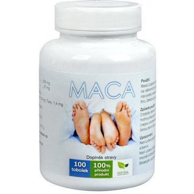 Natural Medicaments Maca černá 100 tobolek – Zboží Mobilmania