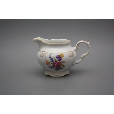 Bohemia Porcelán 1987 Mlékovka 0,4l Marie Louise Kytice s kosatcem GL – Zboží Dáma