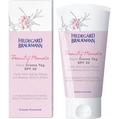 Hildegard Braukmann Beauty for Hands Hand Creme Tag SPF20 péče proti stárnutí pro namáhané a citlivé ruce 75 ml – Hledejceny.cz