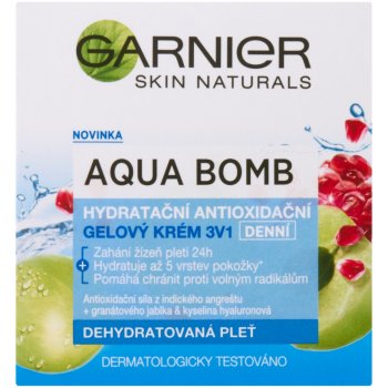 Garnier Skin Naturals Aqua Bomb denní hydratační antioxidační gelový krém 3v1 50 ml