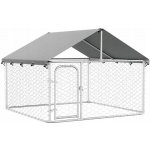 vidaXL Venkovní psí kotec se střechou 200 x 200 x 150 cm – Hledejceny.cz
