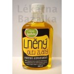 GREEN APOTHEKE Lněný olej zlatý 0,2 l – Zboží Dáma