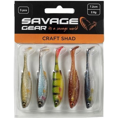 Savage Gear Craft Shad Clear Water Mix 10cm 5ks – Zboží Mobilmania