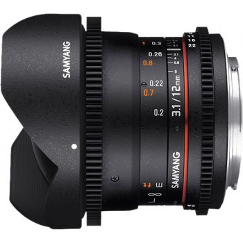 Samyang 12mm T3,1 ED AS NCS VDSLR FishEye Sony E-mount