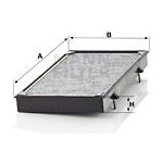 Filtr, vzduch v interiéru MANN-FILTER CUK 3454 – Hledejceny.cz