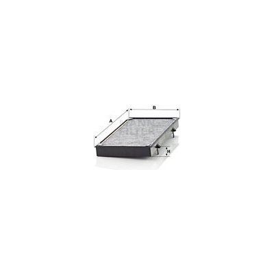 Filtr, vzduch v interiéru MANN-FILTER CUK 3454 – Hledejceny.cz