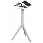Trixie Natura Venkovní krmítko se stříškou na trojnožce 1,15 m x 65 x 46 cm borové dřevo šedá / bílá – Zboží Mobilmania