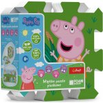 Trefl Pěnové puzzle Prasátko Peppa/Peppa Pig 32x32x1cm 8 ks – Zboží Dáma