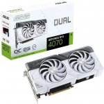 Asus Dual GeForce RTX 4070 OC White Edition 12GB GDDR6X 90YV0IZ4-M0NA00 – Zboží Živě