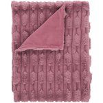 Bianca Carved Fur deka růžová 150x200 – Sleviste.cz