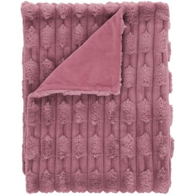 Bianca Carved Fur deka růžová 150x200 – Sleviste.cz