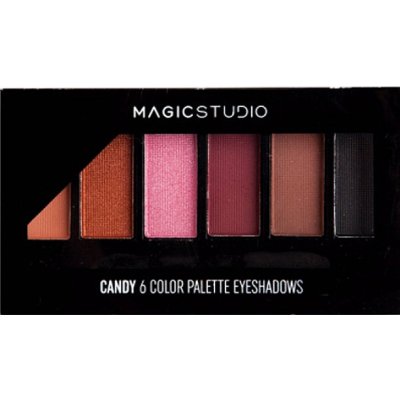 Moje Magic Studio Candy paletka očních stínů 6 barev + aplikátor 6,3 g – Hledejceny.cz