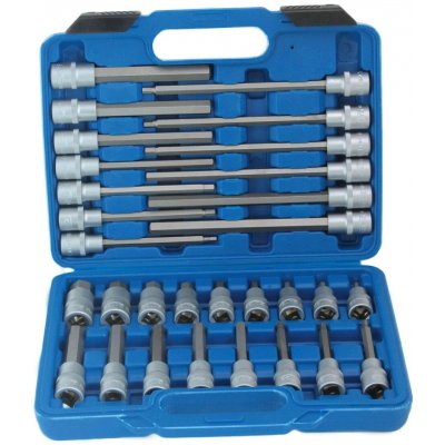 Zástrčné hlavice Imbus 1/2", H5 - H19, krátké, střední a extra dlouhé, sada 30 ks - SATRA S-SH3012 – Hledejceny.cz