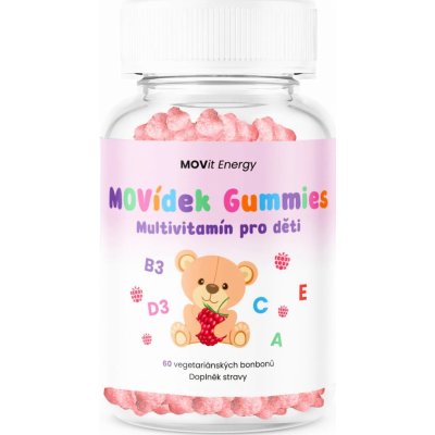 MOVídek Gummies Multivitamín pro děti 60 ks – Zboží Mobilmania
