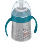 Lovi první hrníček se slámkou a závažím Indian Summer 150 ml šedý – Zboží Mobilmania