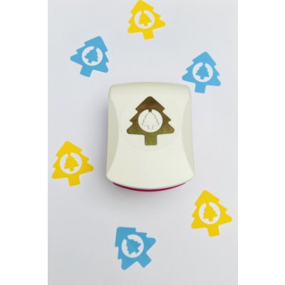 Creatoys děrovačka embosované 45 mm stromeček s malým stromečkem uvnitř – Sleviste.cz