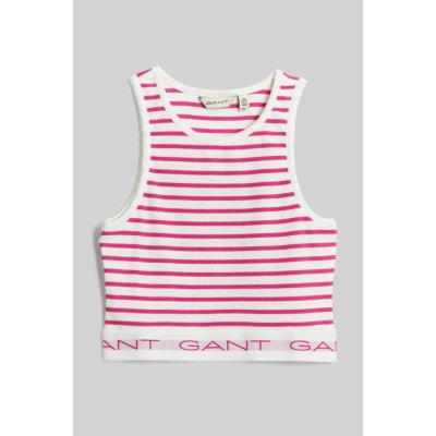 Gant Striped Ribbed Tank Top fialová – Zboží Dáma