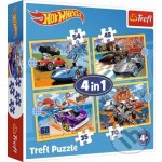 TREFL Autíčka Hot Wheels 4v1 35,48,54,70 dílků – Zboží Mobilmania