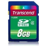 Transcend SDHC 8 GB Class 4 TS8GSDHC4 – Zboží Živě