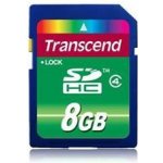 Transcend SDHC 8 GB Class 4 TS8GSDHC4 – Hledejceny.cz