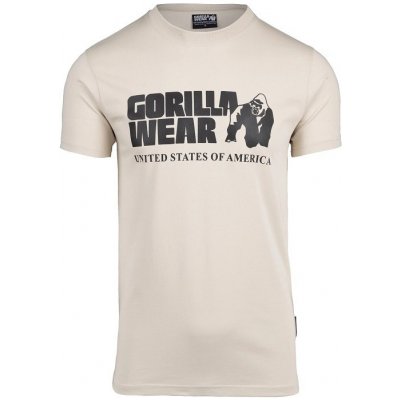 Gorilla Wear tričko s krátkým rukávem Classic T-shirt Beige