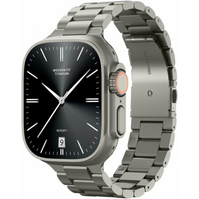 Spigen Modern Fit Titanium Apple Watch 49mm/46mm/45mm/44mm Natural Titanium AMP09105 – Zboží Mobilmania