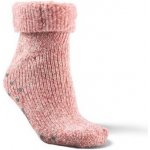 Kreibich&Fellhof Vlněné ponožky ABS protiskluzové růžová – Zboží Mobilmania