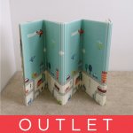 Petite&Mars Oboustranná skládací hrací podložka Campy Elephant&City – Zboží Dáma