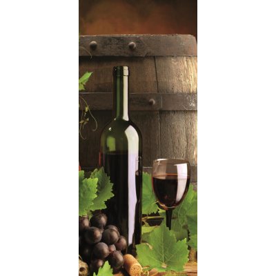 ForWall Fototapeta na dveře Víno samolepící rozměry 91 x 211 cm – Zboží Mobilmania