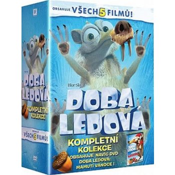 DOBA LEDOVÁ 1-5 + MAMUTÍ VÁNOCE Kolekce DVD