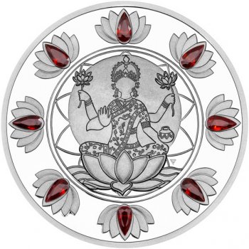 Česká mincovna Stříbrná mince Crystal Coin Happy Diwali proof 1 oz