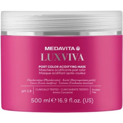 Medavita LUXVIVA Maska Post Color pro barvené vlasy 500 ml – Zboží Mobilmania