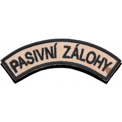 Nášivka: PASIVNÍ ZÁLOHY [ssz] vz. 95 béžový | černá – Hledejceny.cz