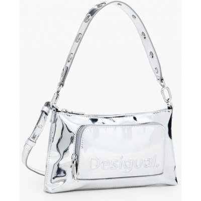 Desigual Half Logo Fw24 gris plata velikost U – Hledejceny.cz