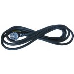 Solight Solight flexo šňůra, 2x 1mm2, gumová, černá, 5m, PF31 – Zboží Živě