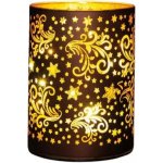 NIPEKO Dekor. válec LED 16cm čokol.rotující – Hledejceny.cz