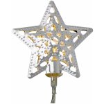 OBI LED světelný řetěz stříbrné hvězdy 10 LED teplá bílá – Hledejceny.cz