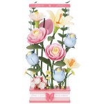 ROBOTIME Rokr Floral Art: 3D puzzle Květinový box s LED osvětlením 263 ks – Sleviste.cz