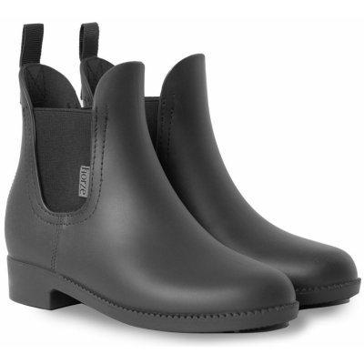 HORZE Dětská jezdecká gumová pérka Bonn Černá – Zboží Dáma