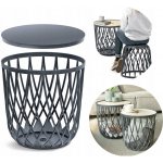 Prosperplast Univerzální koš UNIQUBO s plastovým víkem antracit 44,7cm – Zboží Dáma