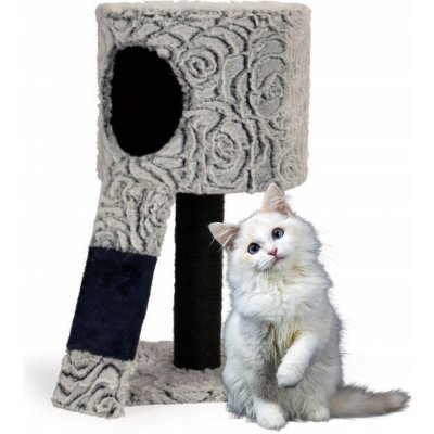 MODERNHOME škrabadlo pro kočky stromové doupě s hračkou 55,5 cm – Zboží Mobilmania