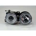 BMW E30 Přední světla ANGEL EYES provedení Chrom