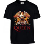 tričko Queen Logo Černá – Zboží Dáma