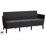 Allibert SALEMO 3 seater sofa grafit – Sleviste.cz