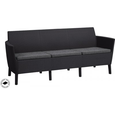 Allibert SALEMO 3 seater sofa grafit – Zboží Dáma