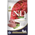 N&D Quinoa Dog Adult Weight Management Grain Free Lamb & Broccoli 2,5 kg – Hledejceny.cz