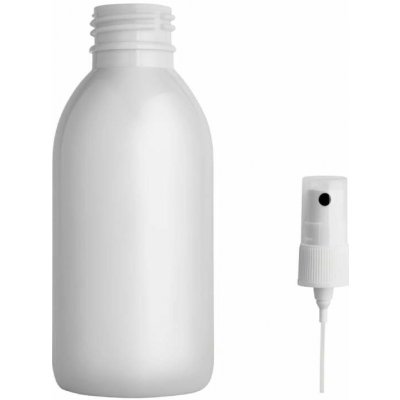 Tera Plastová lahvička bílá s kosmetickým rozprašovačem 150 ml – Sleviste.cz
